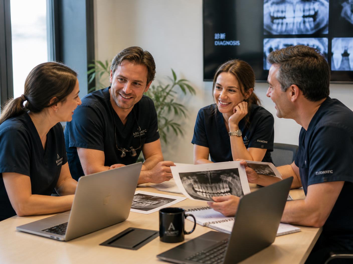 Consultant teaching dentists